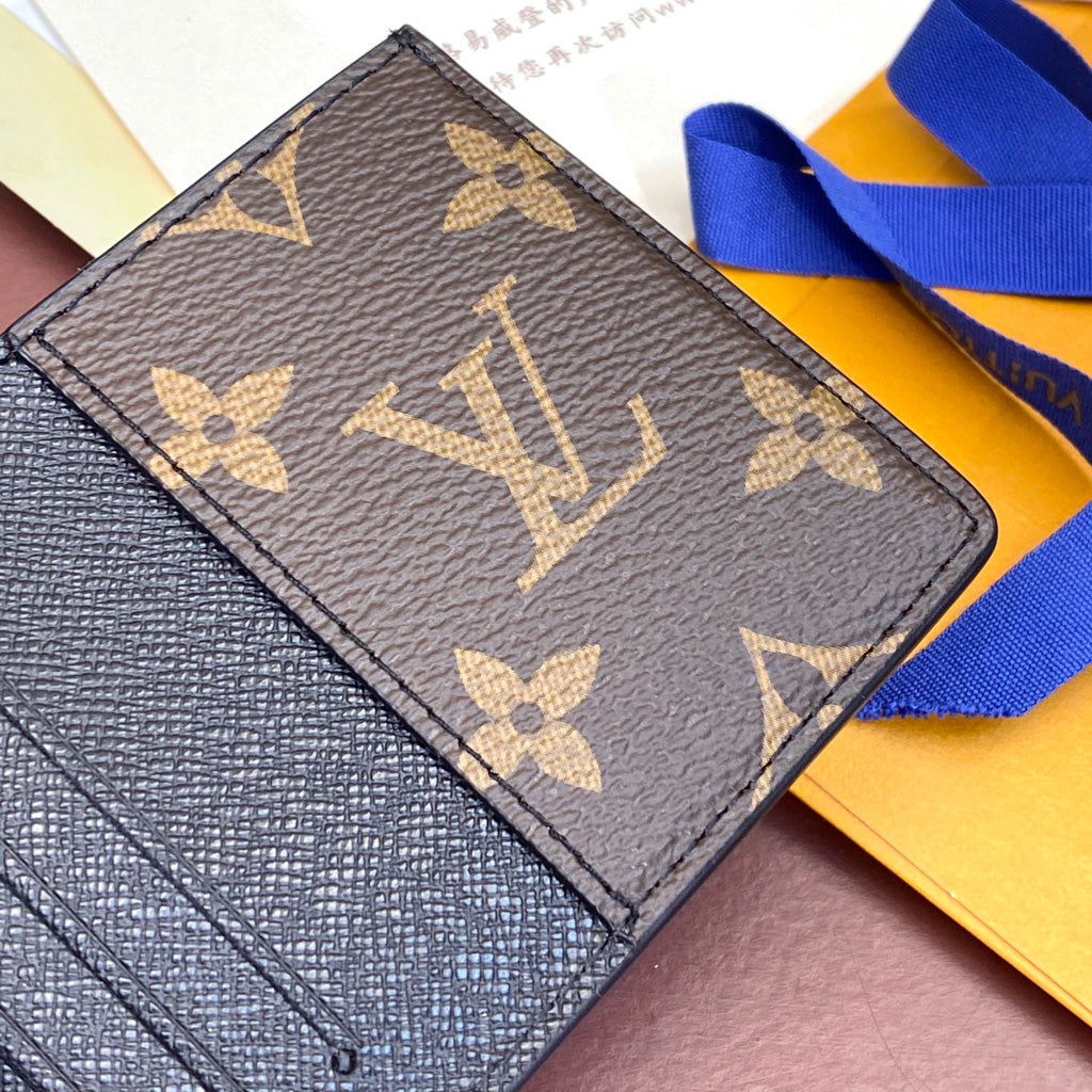 Louis V Card Holder Brown Monogram