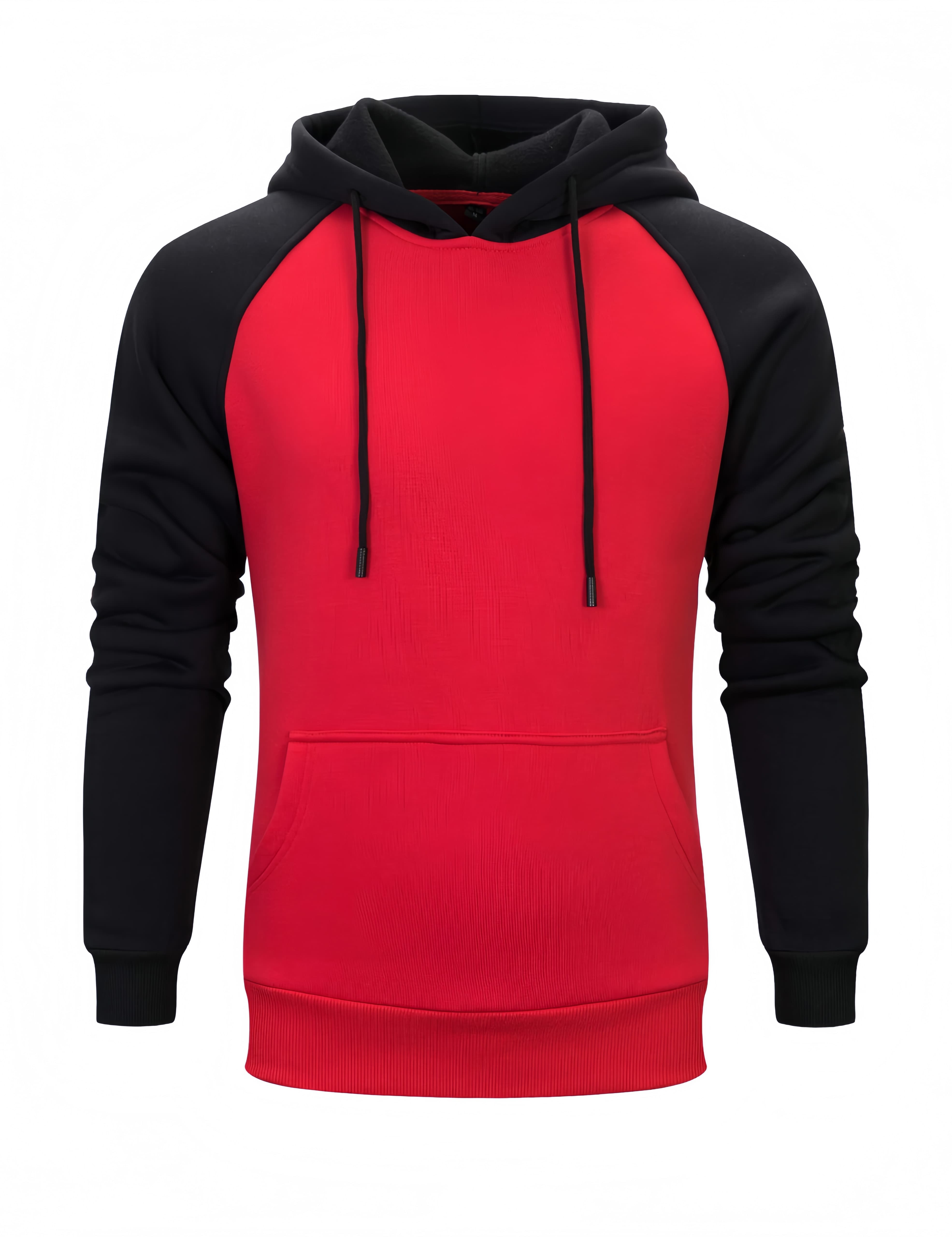 Men’s Red Pullover Hoodie Sweatshirt