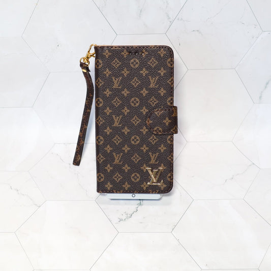 Classic Leather Wallet iPhone Case 14-17 Pro Max Plus Air