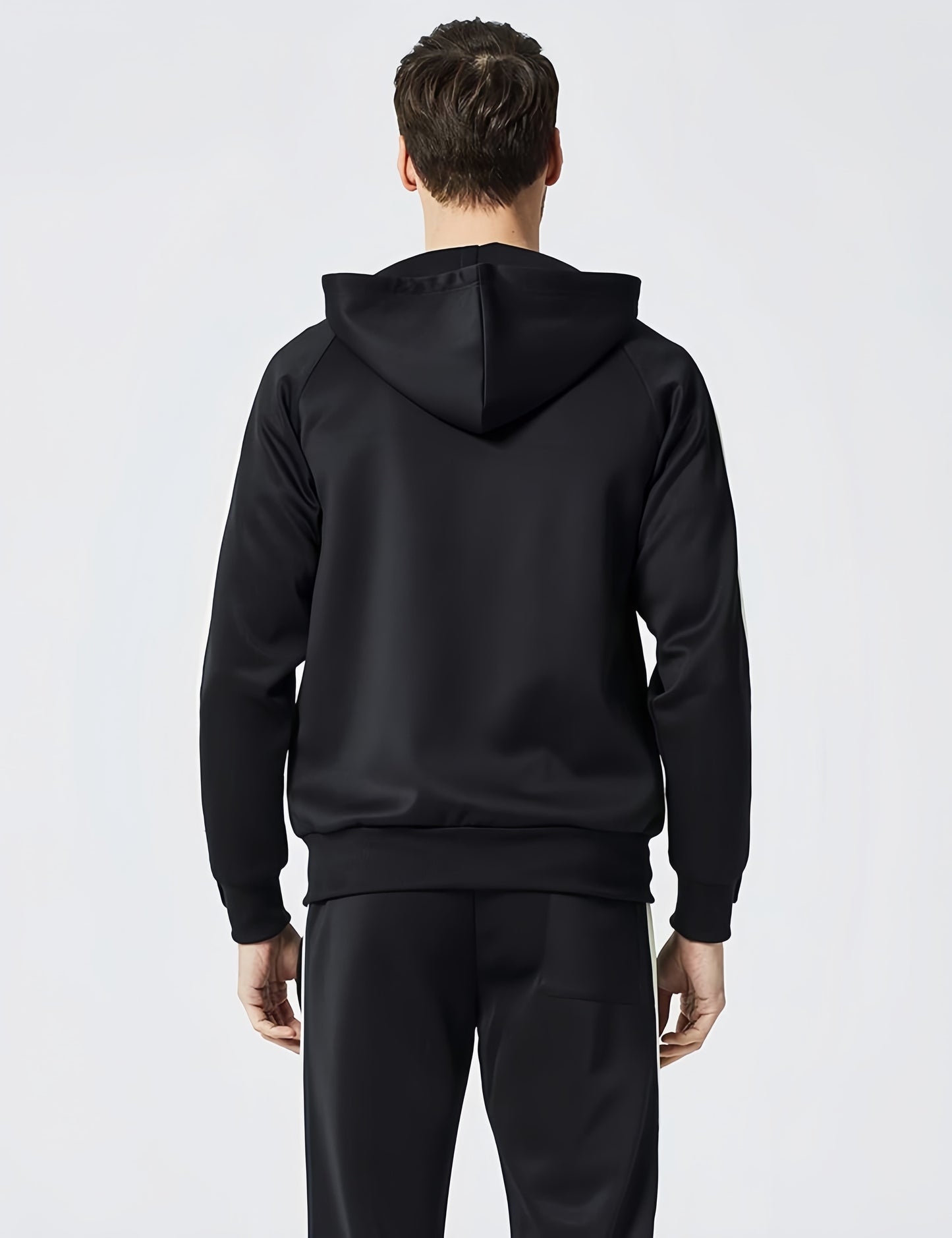 Men’s Black Jogging Sweat Suit 2 Piece