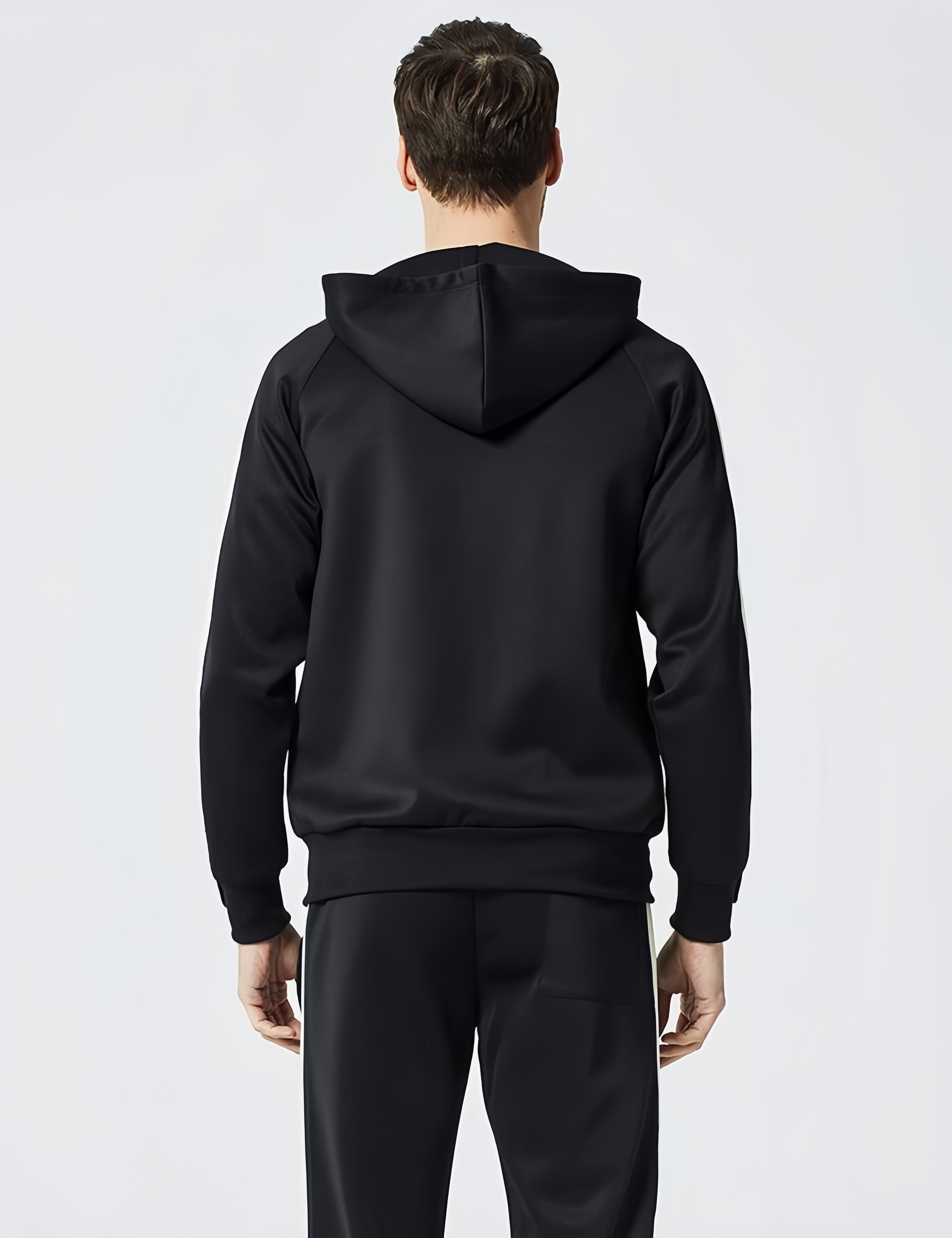 Men’s Black Jogging Sweat Suit 2 Piece