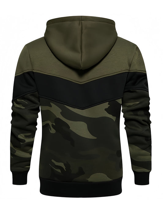 Men's Camo Green Athletic Hoodies