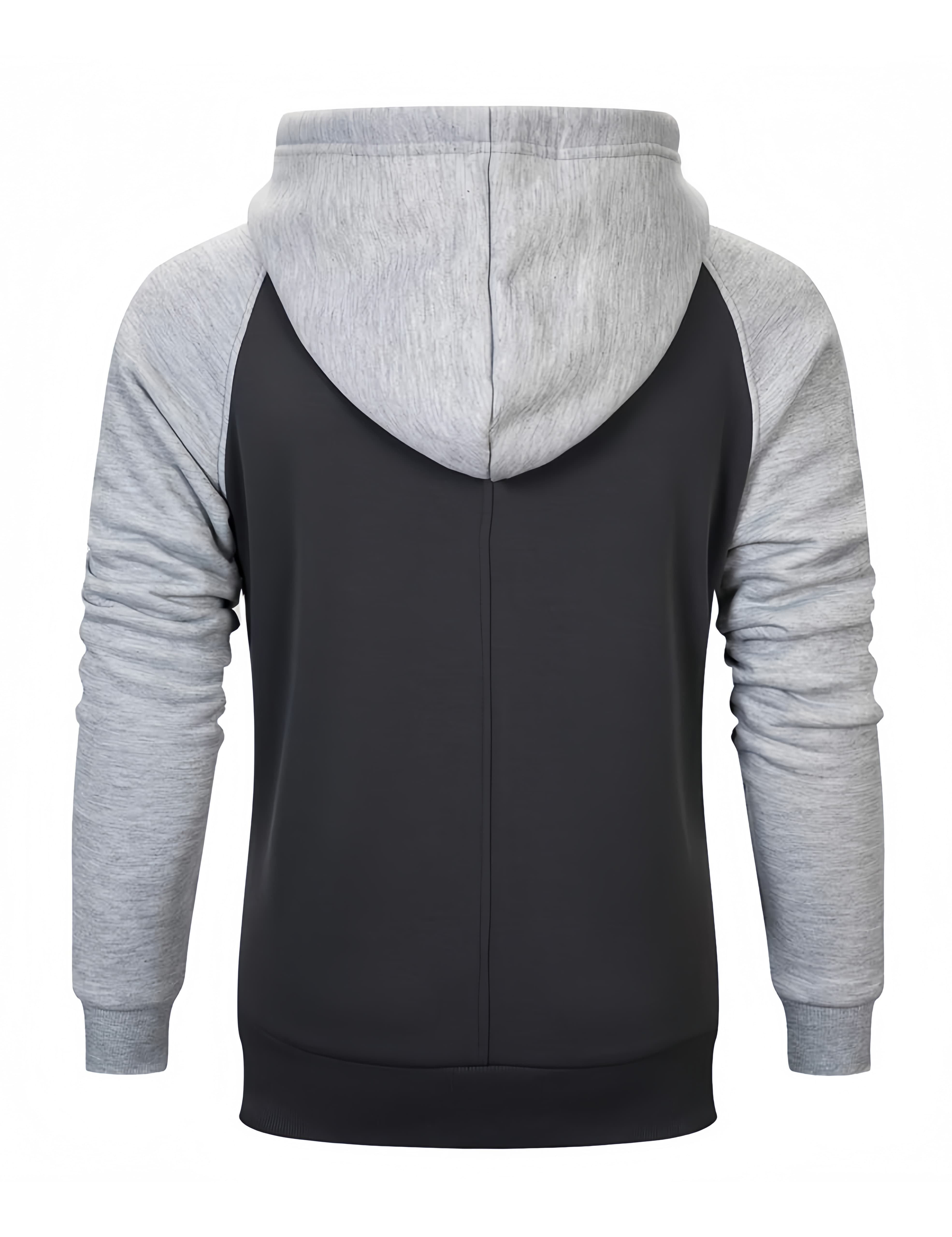 Men’s Dark Gray Pullover Hoodie Sweatshirt