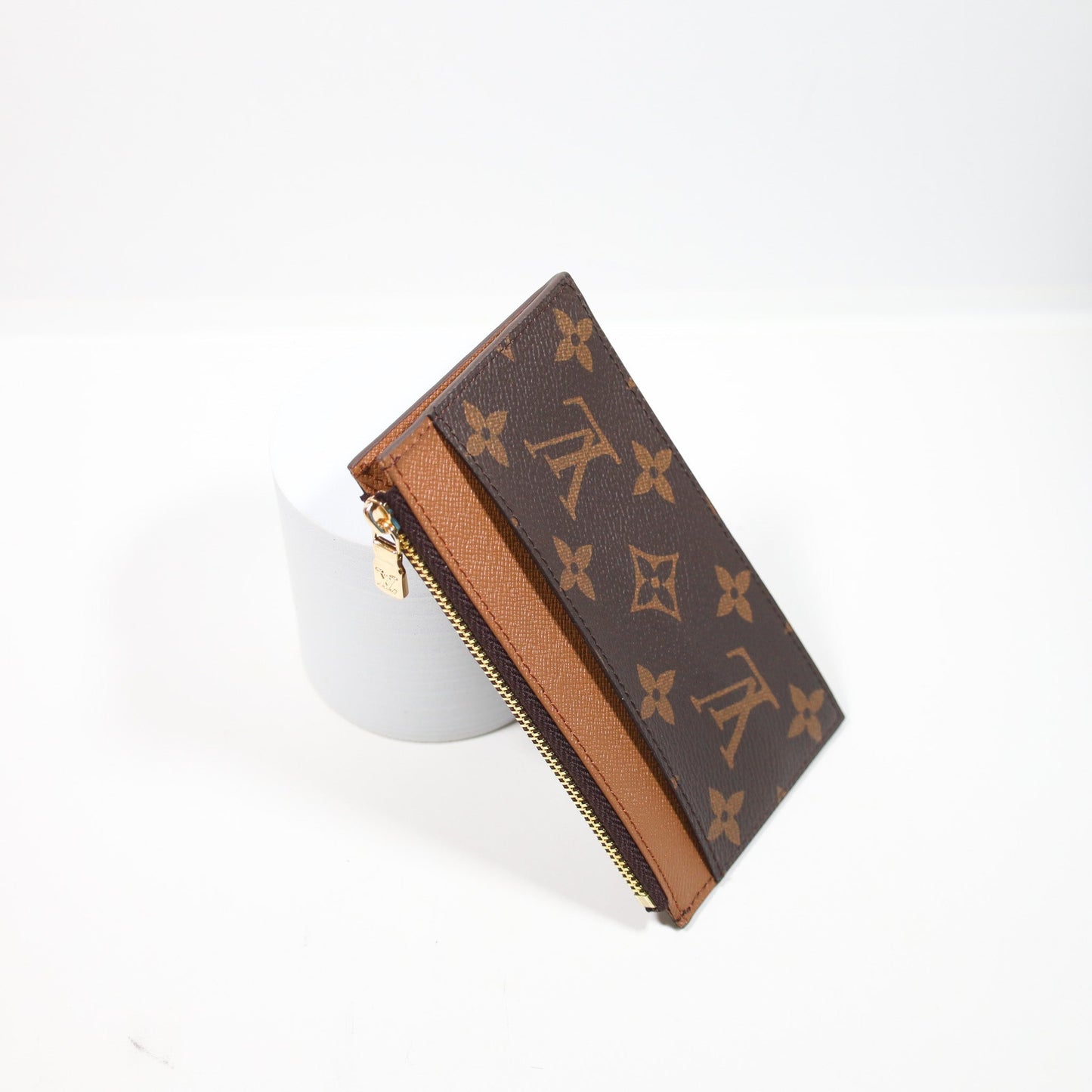Louis Vuitton Monogram Card Holder Zipper Wallet