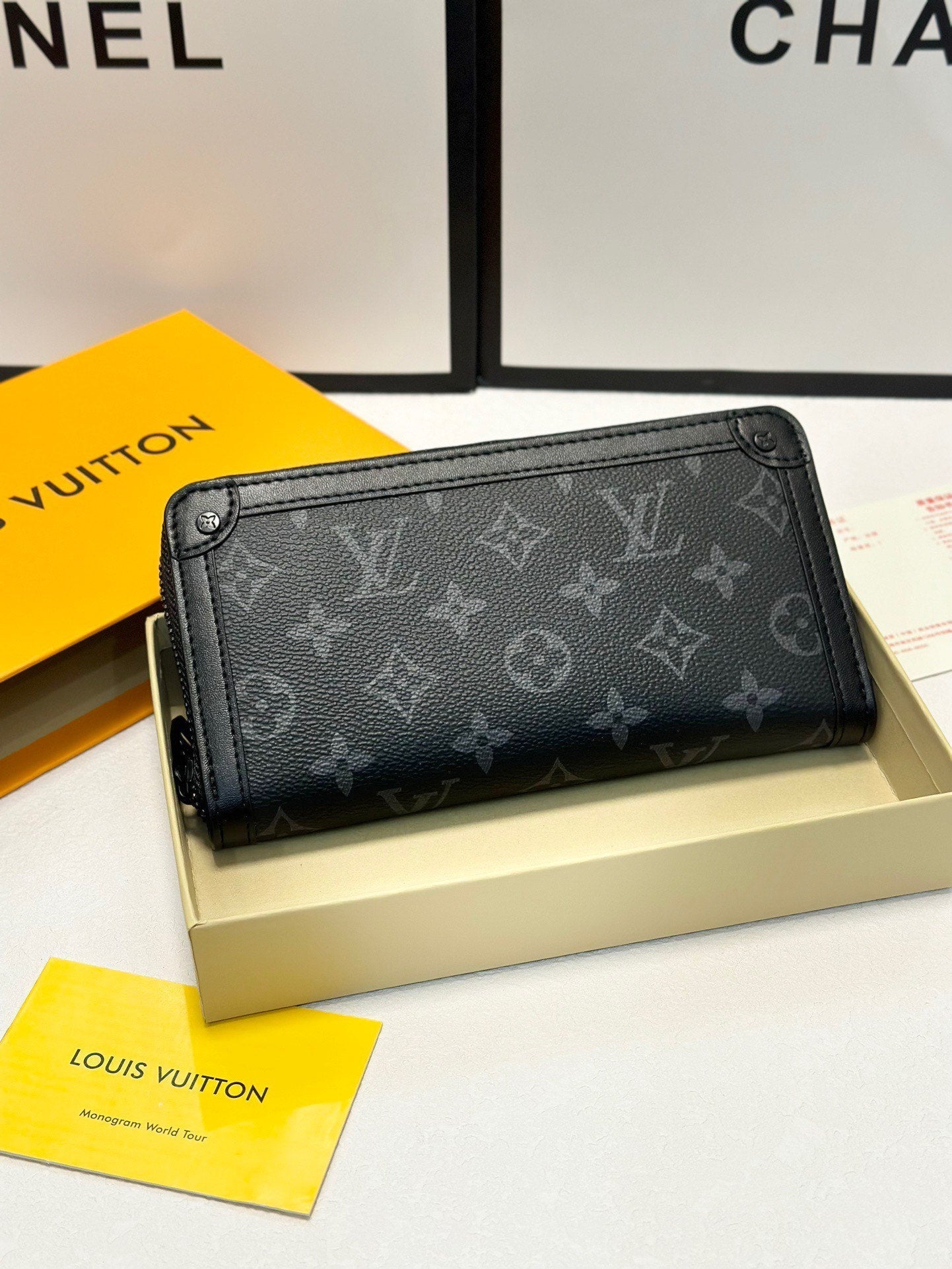 LV Zippy Wallet Black Monogram
