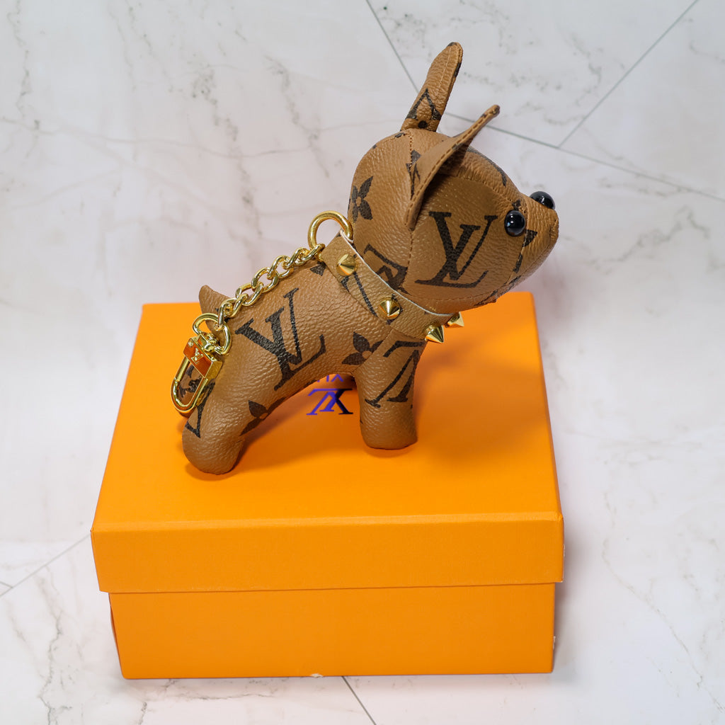 Louis Vuitton French Bulldog Keychain