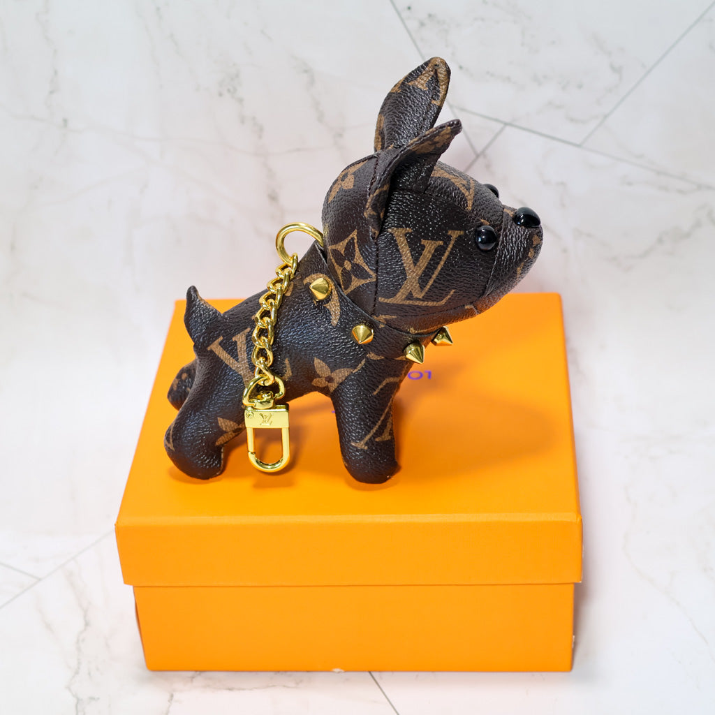 Louis Vuitton French Bulldog Keychain