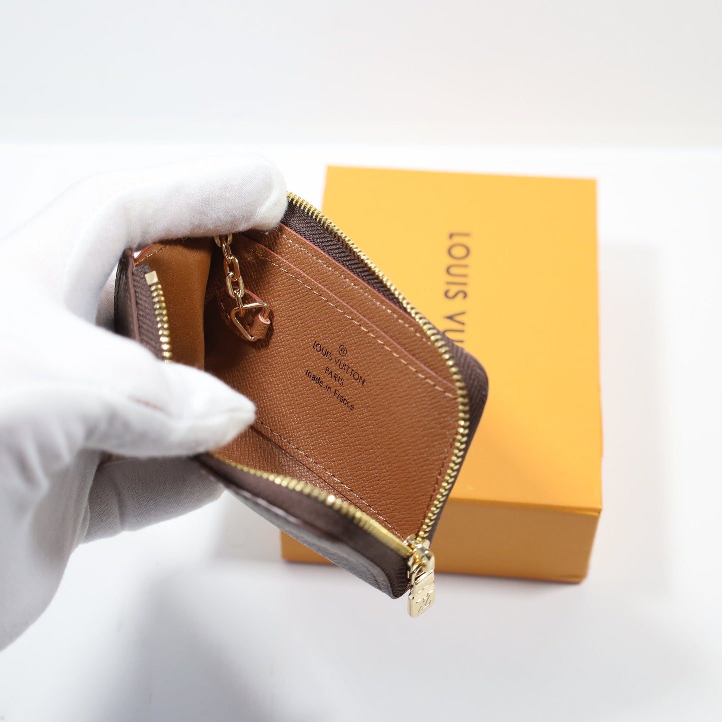 LV Monogram Key Pouch Mini Wallet