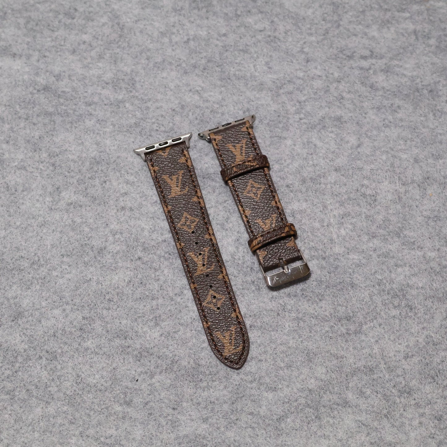 LV Apple Watch Bands Leather