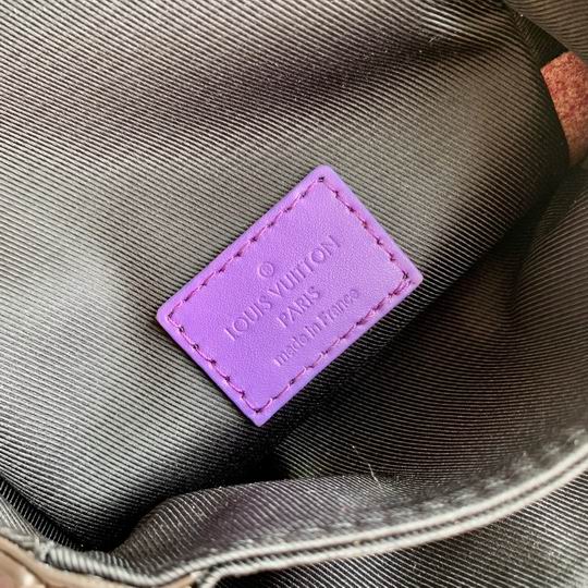 LV Crossbody Utility Phone Bag Purple Belt