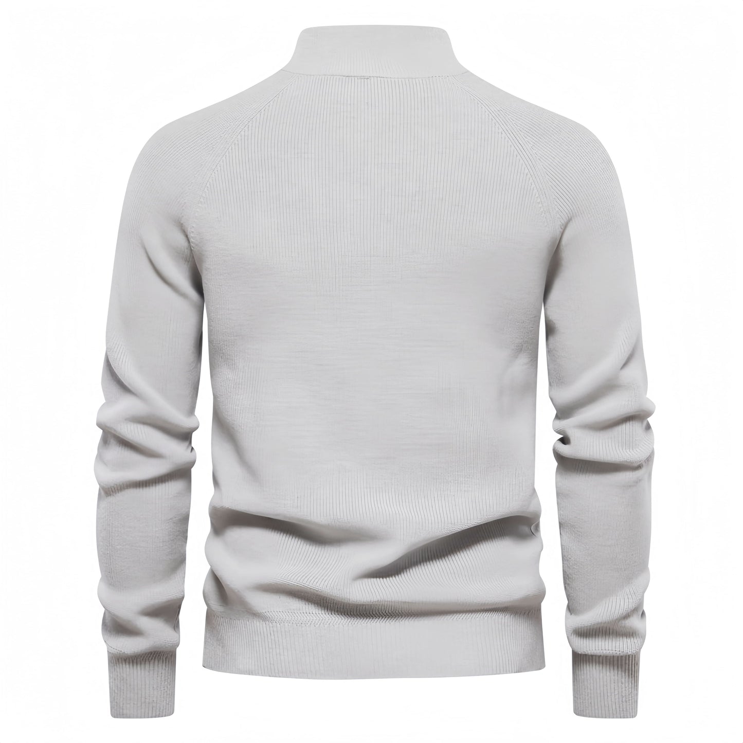 Men’s Solid Color Quarter Zip Sweater