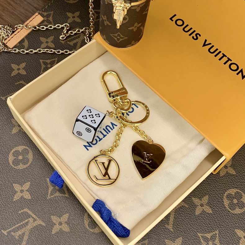 Heart and Cube Luxury Key Chain HandBag Charm