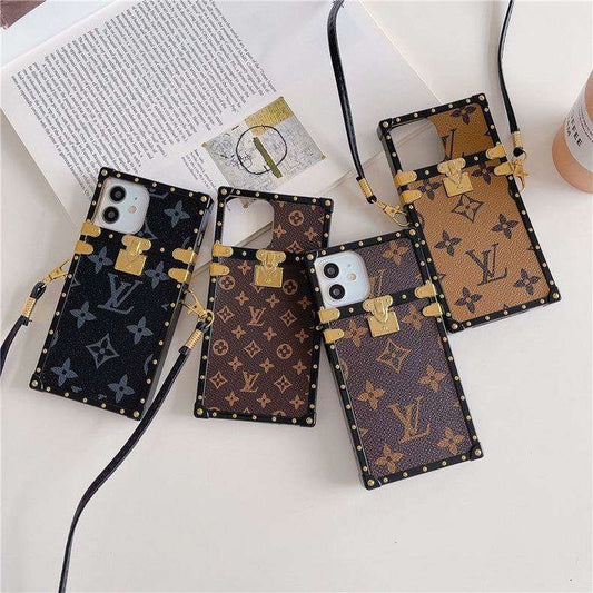 LV Trunk Phone Case for iPhone 1115 Pro Max Plus Series